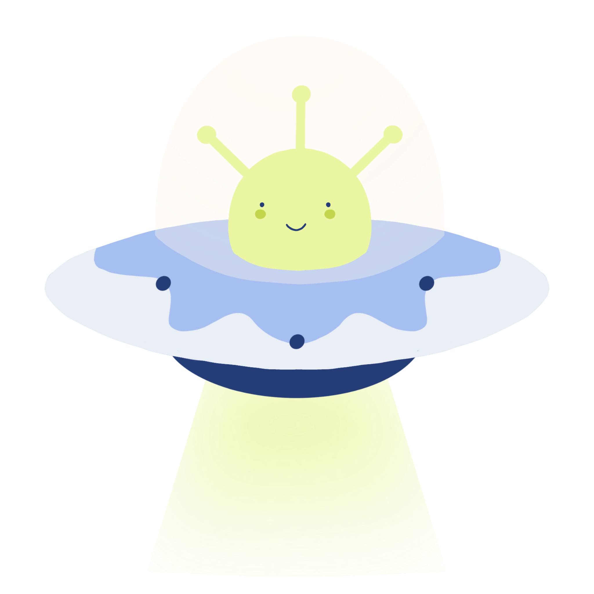 Alien in UFO